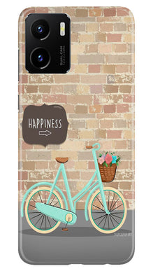 Happiness Mobile Back Case for Vivo Y15C (Design - 53)