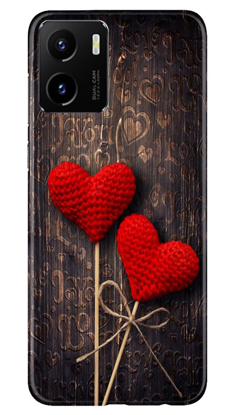 Red Hearts Case for Vivo Y15C