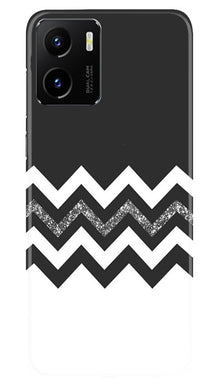 Black white Pattern2Mobile Back Case for Vivo Y15C (Design - 83)