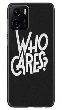 Who Cares Mobile Back Case for Vivo Y15C (Design - 94)
