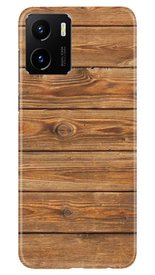 Wooden Look Mobile Back Case for Vivo Y15C  (Design - 113)