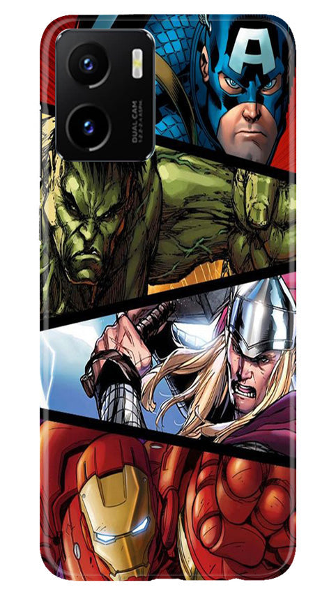 Avengers Superhero Case for Vivo Y15C  (Design - 124)