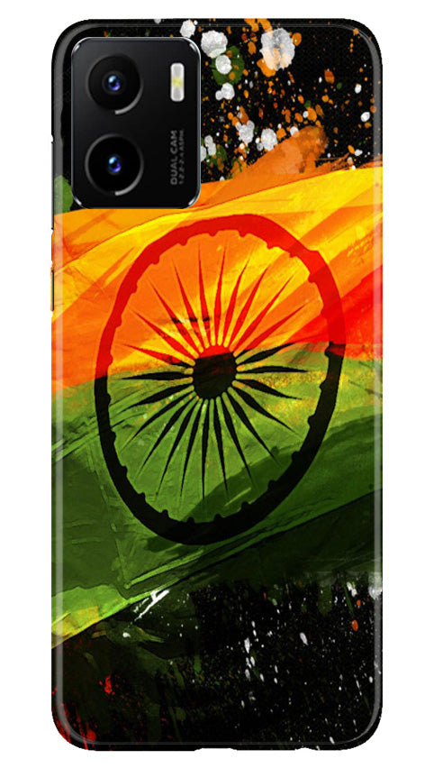 Indian Flag Case for Vivo Y15C(Design - 137)