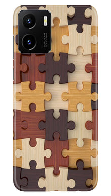 Puzzle Pattern Mobile Back Case for Vivo Y15C (Design - 186)