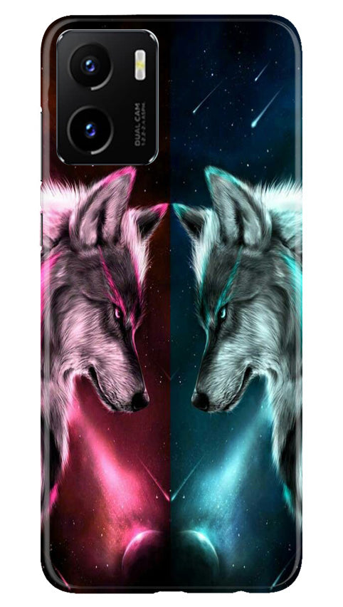 Wolf fight Case for Vivo Y15C (Design No. 190)