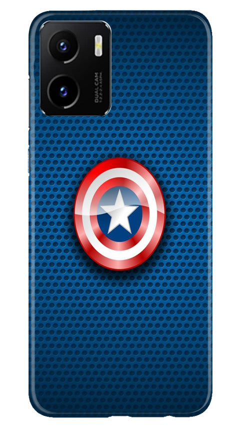 Captain America Shield Case for Vivo Y15C (Design No. 222)
