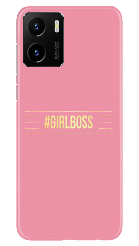 Girl Boss Pink Case for Vivo Y15C (Design No. 232)