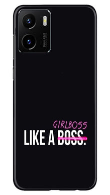 Like a Girl Boss Mobile Back Case for Vivo Y15C (Design - 234)