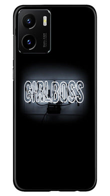 Girl Boss Black Mobile Back Case for Vivo Y15C (Design - 237)