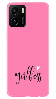 Girl Boss Pink Mobile Back Case for Vivo Y15C (Design - 238)