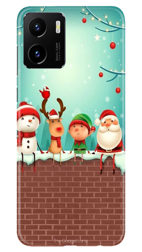 Santa Claus Mobile Back Case for Vivo Y15C (Design - 296)