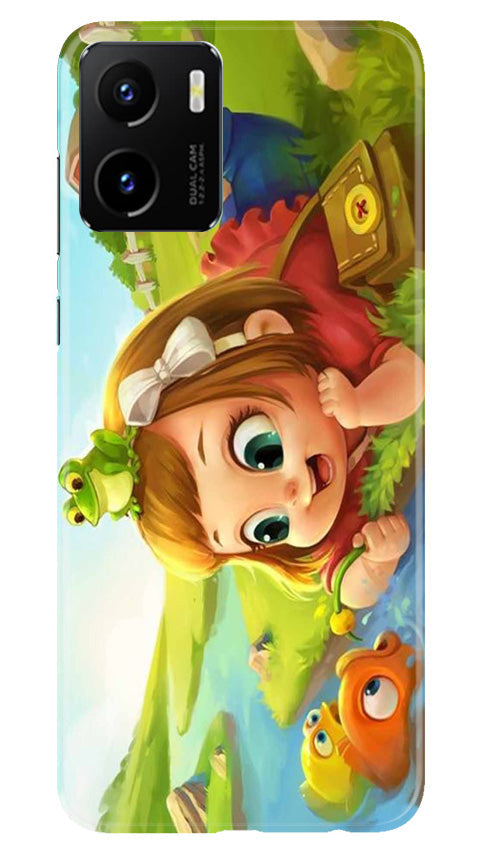 Baby Girl Mobile Back Case for Vivo Y15C (Design - 301)