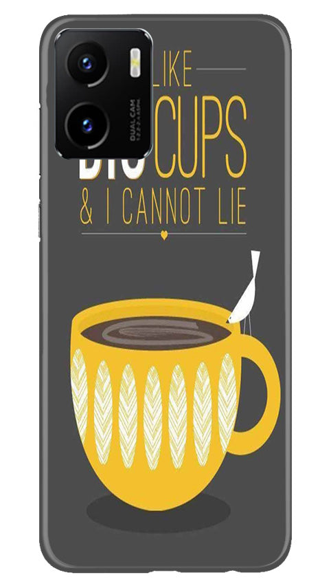 Big Cups Coffee Mobile Back Case for Vivo Y15C (Design - 312)