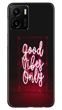 Good Vibes Only Mobile Back Case for Vivo Y15C (Design - 314)