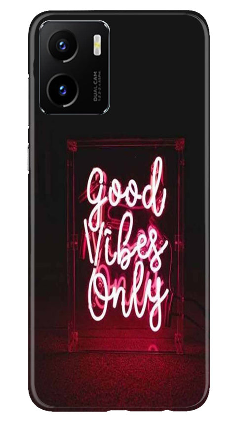 Good Vibes Only Mobile Back Case for Vivo Y15C (Design - 314)