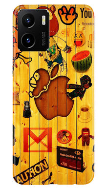 Wooden Texture Mobile Back Case for Vivo Y15C (Design - 326)