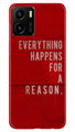 Everything Happens Reason Mobile Back Case for Vivo Y15C (Design - 337)