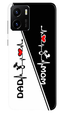 Love Mom Dad Mobile Back Case for Vivo Y15C (Design - 344)