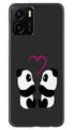 Panda Love Mobile Back Case for Vivo Y15C (Design - 355)