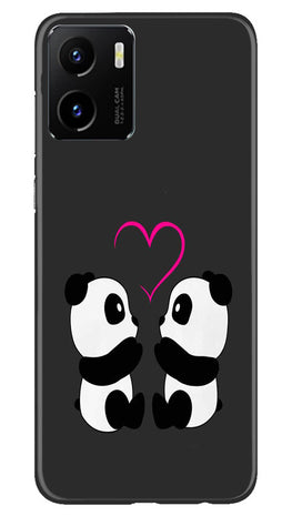 Panda Love Mobile Back Case for Vivo Y15C (Design - 355)