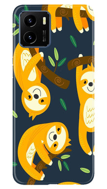 Racoon Pattern Mobile Back Case for Vivo Y15s (Design - 2)