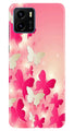 White Pick Butterflies Case for Vivo Y15s