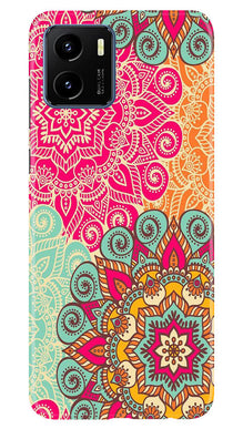 Rangoli art2 Mobile Back Case for Vivo Y15s (Design - 29)