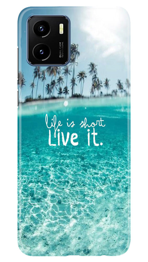 Life is short live it Case for Vivo Y15s