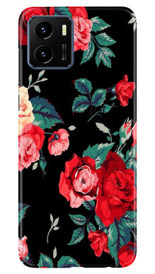 Red Rose2 Mobile Back Case for Vivo Y15s (Design - 81)