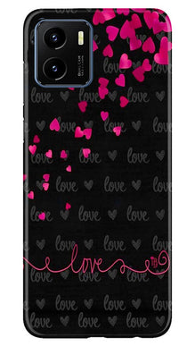 Love in Air Mobile Back Case for Vivo Y15s (Design - 89)