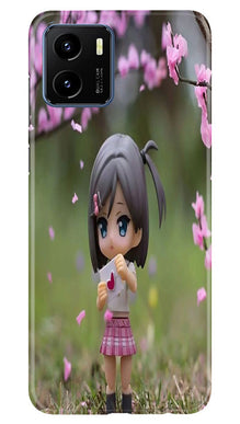 Cute Girl Mobile Back Case for Vivo Y15s (Design - 92)