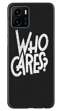 Who Cares Mobile Back Case for Vivo Y15s (Design - 94)