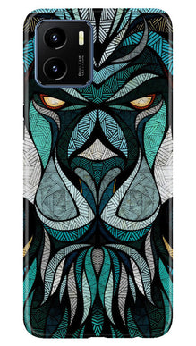 Lion Mobile Back Case for Vivo Y15s (Design - 97)
