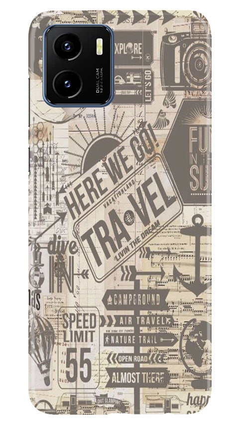 Travel Case for Vivo Y15s  (Design - 104)