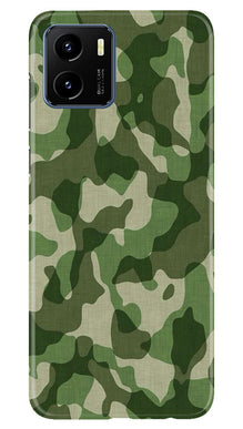 Army Camouflage Mobile Back Case for Vivo Y15s  (Design - 106)