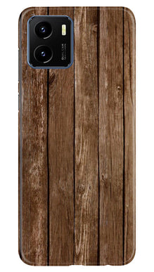 Wooden Look Mobile Back Case for Vivo Y15s  (Design - 112)