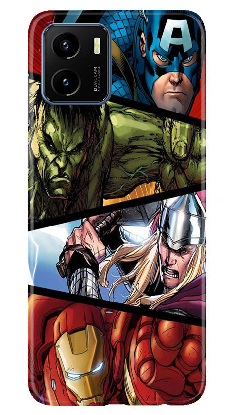 Avengers Superhero Case for Vivo Y15s(Design - 124)