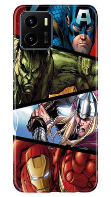 Avengers Superhero Mobile Back Case for Vivo Y15s  (Design - 124)
