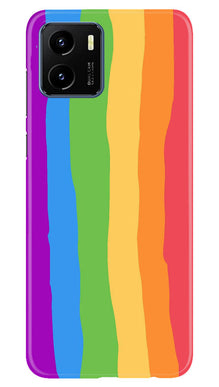 Multi Color Baground Mobile Back Case for Vivo Y15s  (Design - 139)