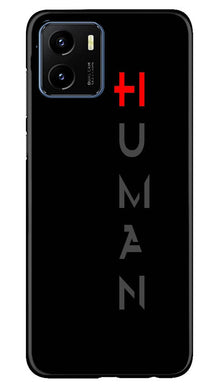 Human Mobile Back Case for Vivo Y15s  (Design - 141)
