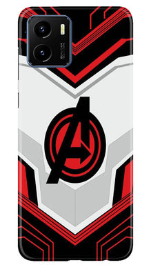 Ironman Captain America Mobile Back Case for Vivo Y15s (Design - 223)