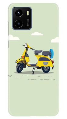 MotorCycle Mobile Back Case for Vivo Y15s (Design - 228)