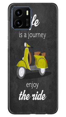 Vintage Scooter Mobile Back Case for Vivo Y15s (Design - 229)