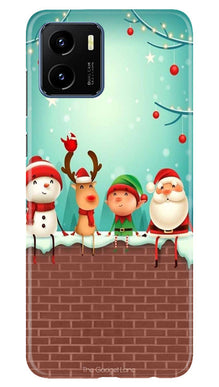 Santa Claus Mobile Back Case for Vivo Y15s (Design - 296)