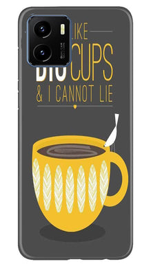 Big Cups Coffee Mobile Back Case for Vivo Y15s (Design - 312)