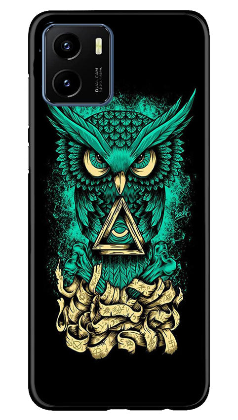 Owl Mobile Back Case for Vivo Y15s (Design - 317)