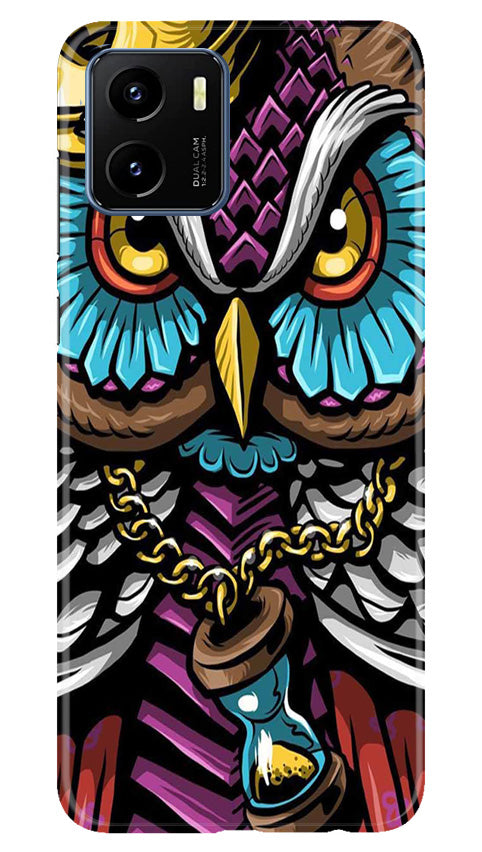 Owl Mobile Back Case for Vivo Y15s (Design - 318)