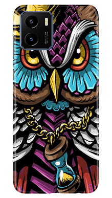 Owl Mobile Back Case for Vivo Y15s (Design - 318)