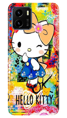 Hello Kitty Mobile Back Case for Vivo Y15s (Design - 321)