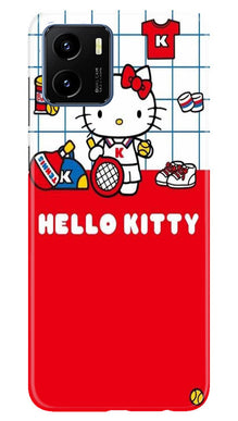 Hello Kitty Mobile Back Case for Vivo Y15s (Design - 322)